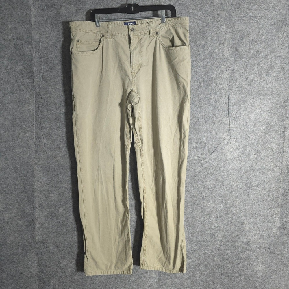 The North Face Chino Pants Mens 38 Khaki Straight Cotton Casual Hiking Outdoor